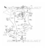 SYSTEME D'EVAPORATION CARBURANT(CA) pour Kawasaki VN1700 VOYAGER ABS 2010
