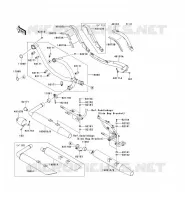 &Eacute;CHAPPEMENT pour Kawasaki VN1700 VOYAGER ABS 2011