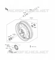 ROUE AVANT pour Kawasaki VN1700 VOYAGER ABS 2011