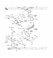SACOCHES(SUPORT) pour Kawasaki VN1700 VOYAGER ABS 2011