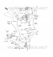 SYSTEME D'EVAPORATION CARBURANT(CA) pour Kawasaki VN1700 VOYAGER ABS 2011