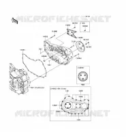 CARTER MOTEUR DROIT(S) pour Kawasaki VN1700 VOYAGER ABS 2011