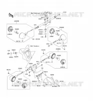 CLIGNOTANTS pour Kawasaki VN1700 VOYAGER ABS 2011