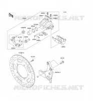 FREIN ARRIERE pour Kawasaki VN1700 VOYAGER ABS 2011