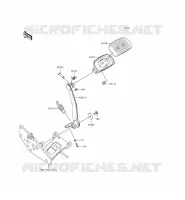 Brake Pedal pour Kawasaki VULCAN 1700 VOYAGER ABS 2014