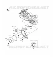 CARTER DE CHAINE pour Kawasaki VULCAN 1700 VOYAGER ABS 2014