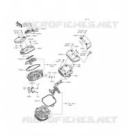 COUVRE CULASSE pour Kawasaki VULCAN 1700 VOYAGER ABS 2014