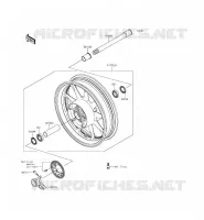 Front Hub pour Kawasaki VULCAN 1700 VOYAGER ABS 2014