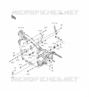PIECE DE CADRE (COUVERTURE) pour Kawasaki VULCAN 1700 VOYAGER ABS 2014