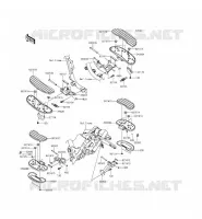 REPOSE PIED pour Kawasaki VULCAN 1700 VOYAGER ABS 2014