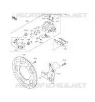 Rear Brake pour Kawasaki VULCAN 1700 VOYAGER ABS 2014