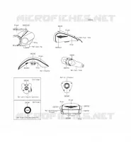 STICKER(GRAY/BLACK) pour Kawasaki VULCAN 1700 VOYAGER ABS 2014