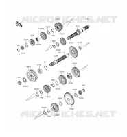 TRANSMISSION pour Kawasaki VULCAN 1700 VOYAGER ABS 2014