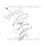 Windshield pour Kawasaki VULCAN 1700 VOYAGER ABS 2014