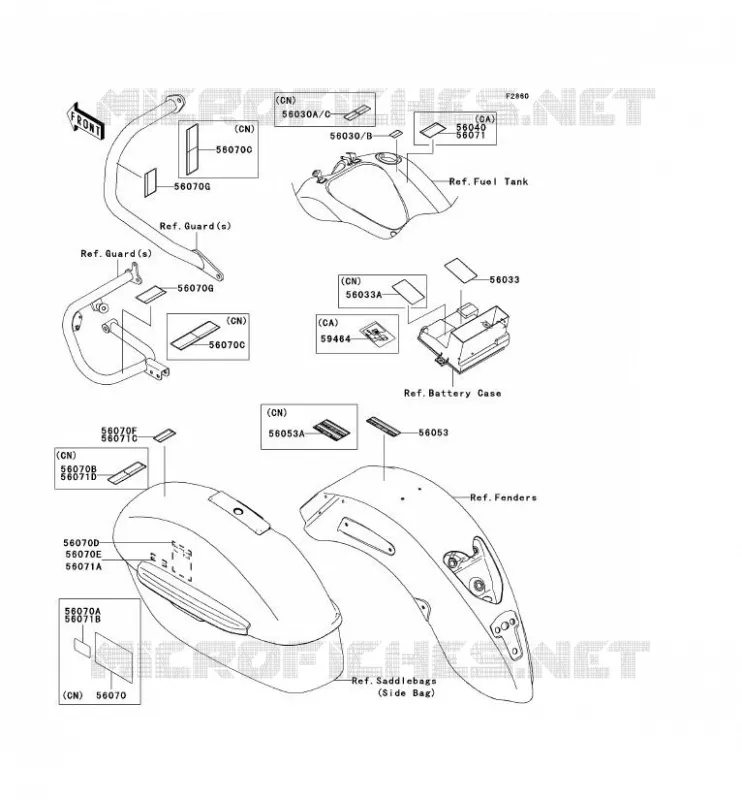 LABEL Kawasaki MOTOS 1700 2012 VN1700 NOMAD  VN1700CCF