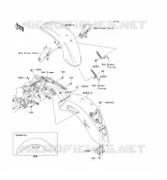 GARDE BOUE pour Kawasaki VN1700 CLASSIC ABS 2010