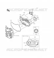 CARTER MOTEUR DROIT(S) pour Kawasaki VULCAN 1700 VOYAGER CUSTOM ABS 2012