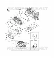 CARTER MOTEUR GAUCHE pour Kawasaki VULCAN 1700 VOYAGER CUSTOM ABS 2012