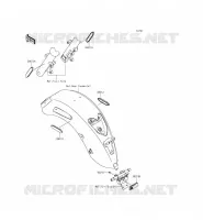CATADIOPTRES pour Kawasaki VULCAN 1700 VOYAGER CUSTOM ABS 2012