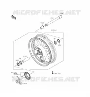 ROUE AVANT pour Kawasaki VULCAN 1700 VOYAGER CUSTOM ABS 2012