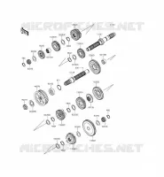 TRANSMISSION pour Kawasaki VULCAN 1700 VOYAGER CUSTOM ABS 2012