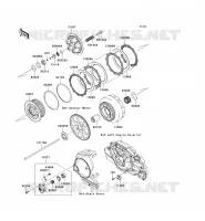EMBRAYAGE pour Kawasaki VN1700 VOYAGER CUSTOM ABS 2012