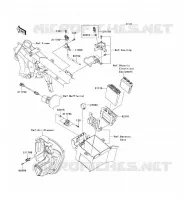 INJECTION CARBURANT pour Kawasaki VN1700 VOYAGER CUSTOM ABS 2012