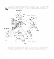 SACOCHES(SUPORT) pour Kawasaki VN1700 VOYAGER CUSTOM ABS 2012