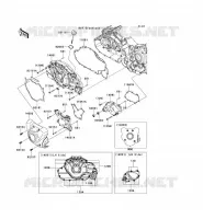 CARTER MOTEUR GAUCHE pour Kawasaki VN1700 VOYAGER CUSTOM ABS 2013