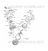 COUVRE CULASSE pour Kawasaki VN1700 VOYAGER CUSTOM ABS 2013