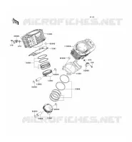 CYLINDRE/PISTON pour Kawasaki VN1700 VOYAGER CUSTOM ABS 2013