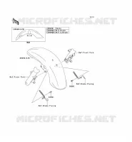 GARDE BOUE AVANT pour Kawasaki VN1700 VOYAGER CUSTOM ABS 2013
