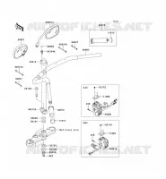 GUIDON pour Kawasaki VN1700 VOYAGER CUSTOM ABS 2013