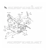 PIECE DE CADRE (COUVERTURE) pour Kawasaki VN1700 VOYAGER CUSTOM ABS 2013