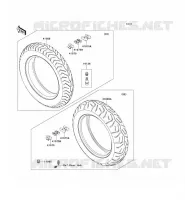 PNEUS pour Kawasaki VN1700 VOYAGER CUSTOM ABS 2013