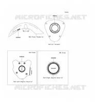 STICKER(M.F.S.BLACK) pour Kawasaki VN1700 VOYAGER CUSTOM ABS 2013