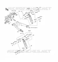 SUSPENSION/AMORTISSEUR pour Kawasaki VN1700 VOYAGER CUSTOM ABS 2013