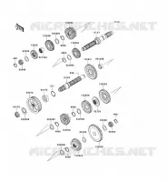 TRANSMISSION pour Kawasaki VN1700 VOYAGER CUSTOM ABS 2013