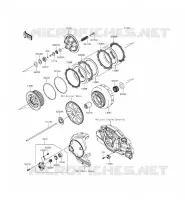 EMBRAYAGE pour Kawasaki VULCAN 1700 VOYAGER CUSTOM ABS 2014
