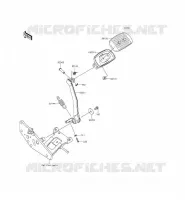 PEDALE DE FREIN/TORQUE LINK pour Kawasaki VULCAN 1700 VOYAGER CUSTOM ABS 2014