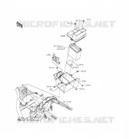 SUPPORT BATTERIE pour Kawasaki VULCAN 1700 VOYAGER CUSTOM ABS 2014