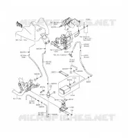 SYSTEME D'EVAPORATION CARBURANT pour Kawasaki VULCAN 1700 VOYAGER CUSTOM ABS 2014