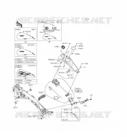 RESERVOIR CARBURANT pour Kawasaki VULCAN 1700 VOYAGER CUSTOM ABS 2014