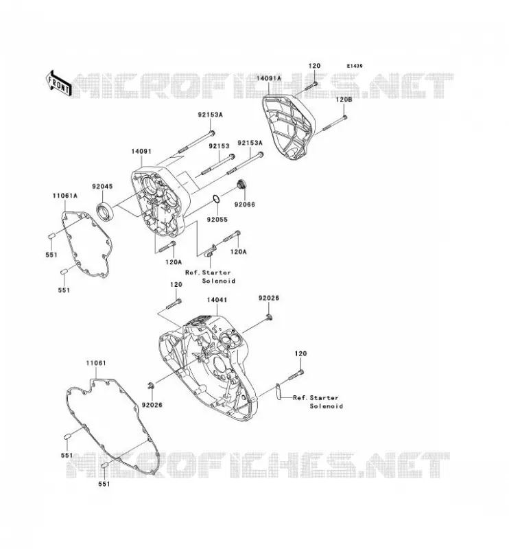 COUVERCLE ARBRE A CAME Kawasaki MOTOS 2000 2004 VN2000  VN2000-A1