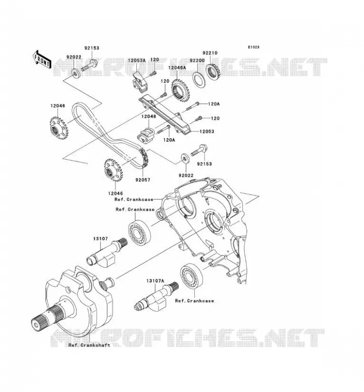 BALANCIER Kawasaki MOTOS 2000 2005 VN2000  VN2000-A2H