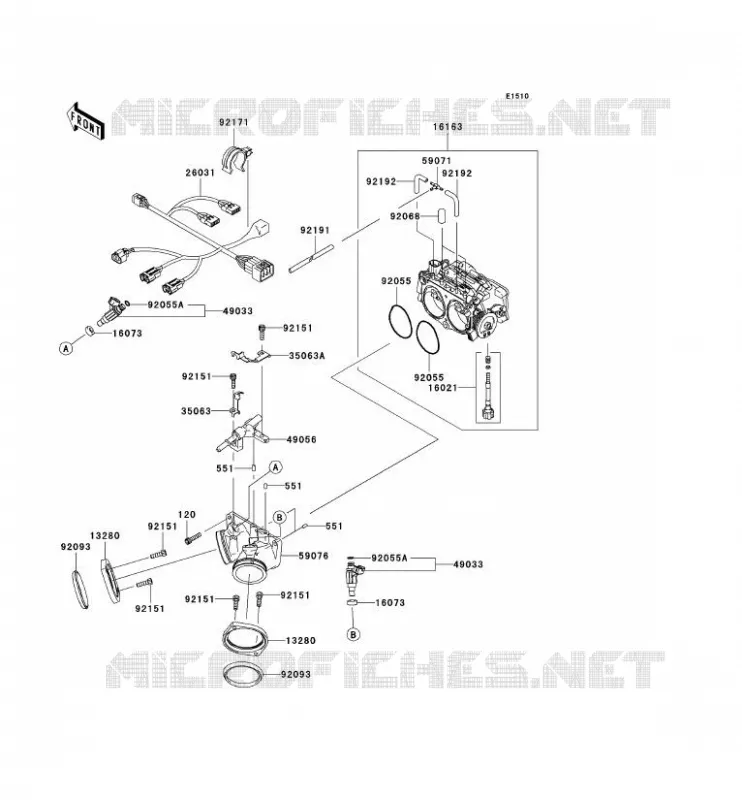 CARBU Kawasaki MOTOS 2000 2007 VN2000  VN2000A7F