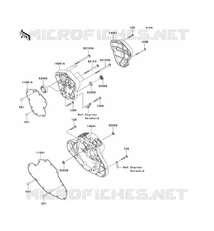 COUVERCLE ARBRE A CAME Kawasaki MOTOS 2000 2006 VN2000 LIMITED  VN2000D6F