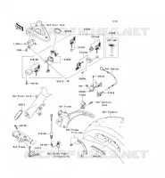 CONTACTEUR SERRURE/R&Eacute;FLECTEUR pour Kawasaki VN2000 CLASSIC 2006