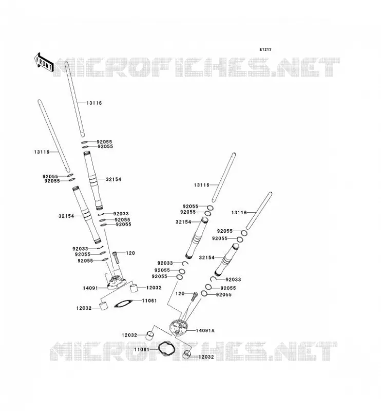 TIGE Kawasaki MOTOS 2000 2008 VN2000 CLASSIC  VN2000H8F