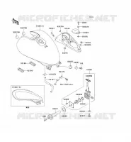 RESERVOIR CARBURANT pour Kawasaki ELIMINATOR 250V 2000